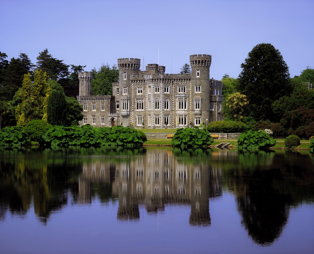 DPI1802912 Johnstown Castle Co Wexford Ireland 19th Century Gothic Revival Poster Print by The Irish Image Collection, 17 x 13