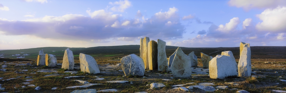 Standing Stones Blacksod Point Co Mayo Ireland Poster Print