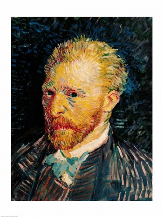 Picture of Posterazzi BALXIR33846 Self Portrait 1887 Poster Print by Vincent Van Gogh - 18 x 24 in.