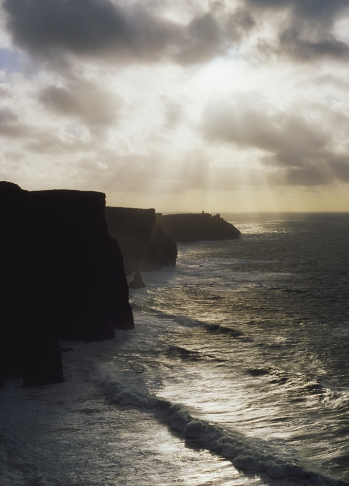 Cliffs of Moher Co Clare Ireland - Cliffs On The Atlantic Ocean Poster Print by The Irish Image Collection - 13 x 18
