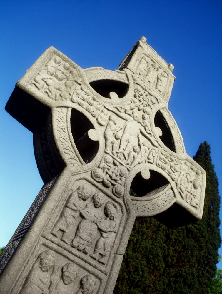 DPI1812629 High Cross Monasterboice Co Louth Ireland Poster Print by The Irish Image Collection, 13 x 17