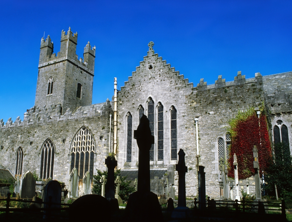 St Marys Cathedral Co Limerick Ireland Poster Print by The Irish Image Collection - 17 x 13