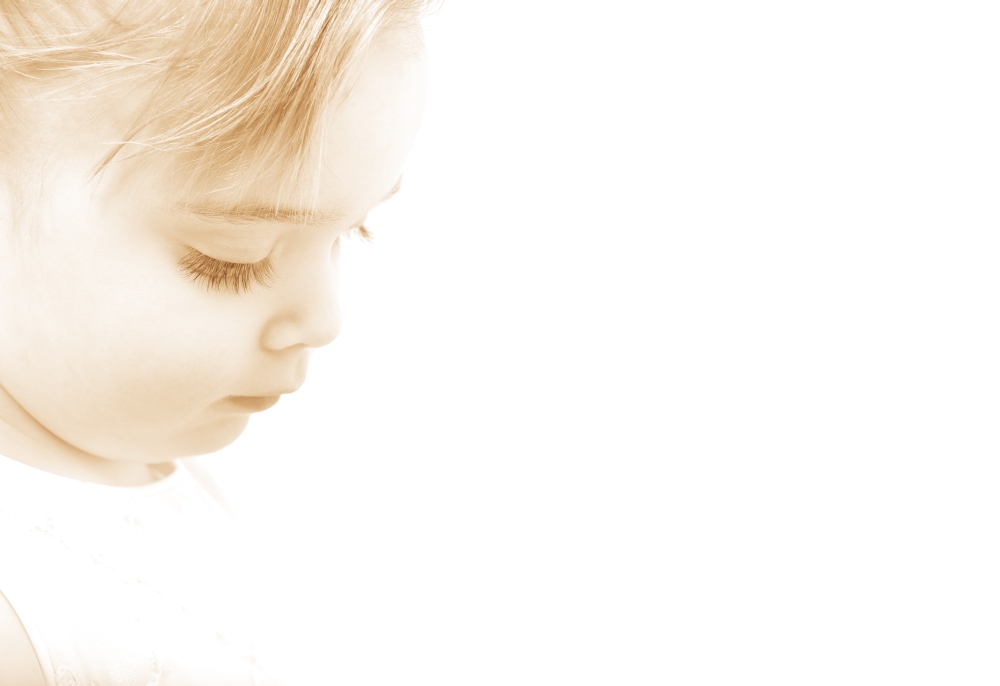 Child Looking Down Poster Print by Chris & Kate Knorr - 18 x 12