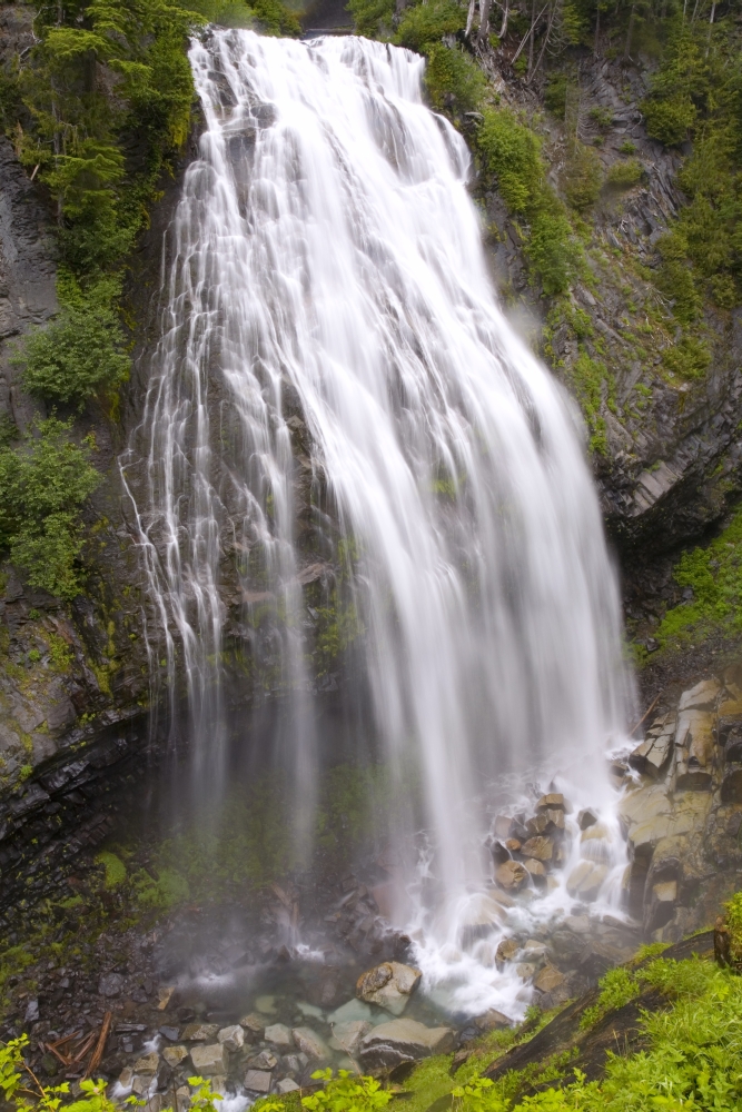 Narada Falls Mount Rainier National Park Washington State United States of America Poster Print by Craig Tuttle, 22 x 34 - Large