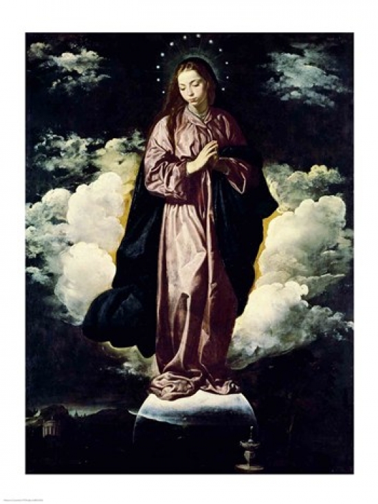The Immaculate Conception Poster Print by Diego Velazquez - 18 x 24 in.