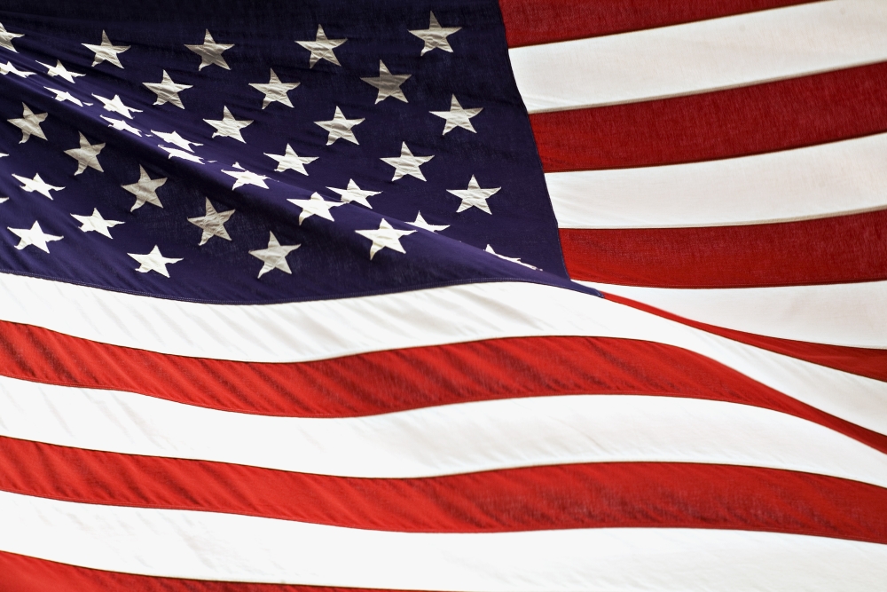 DPI1820382LARGE American Flag Poster Print by Chris & Kate Knorr, 36 x 24 - Large