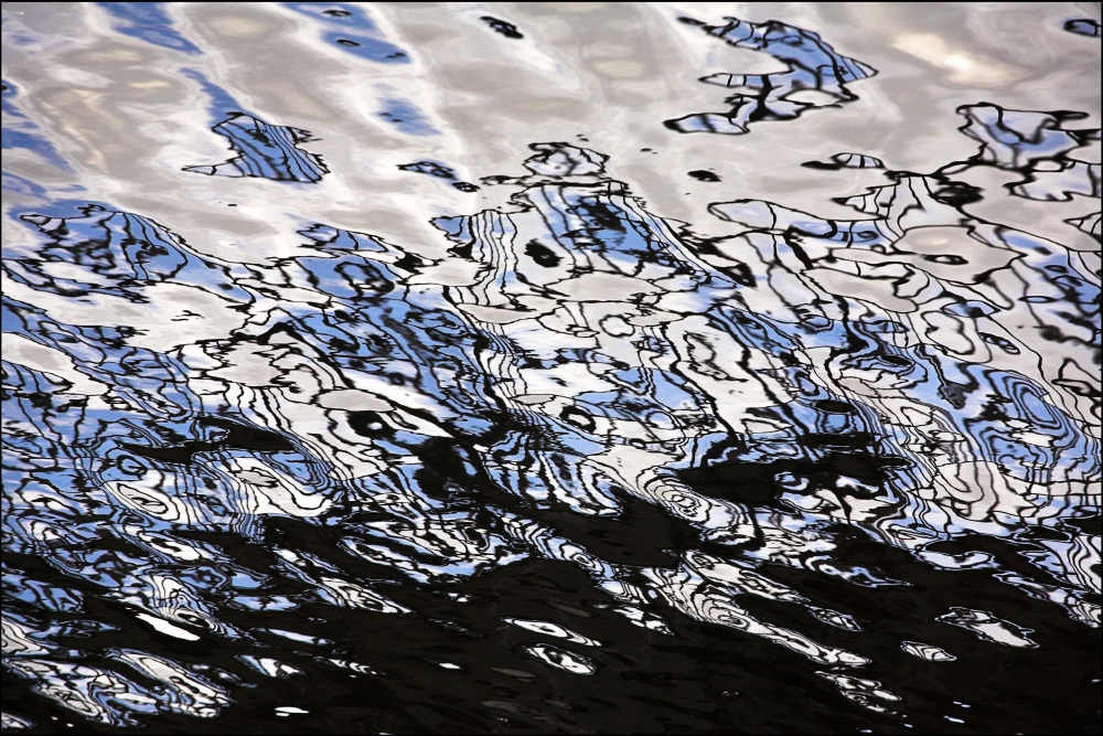 Water Reflections Poster Print by Chris Upton, 17 x 11