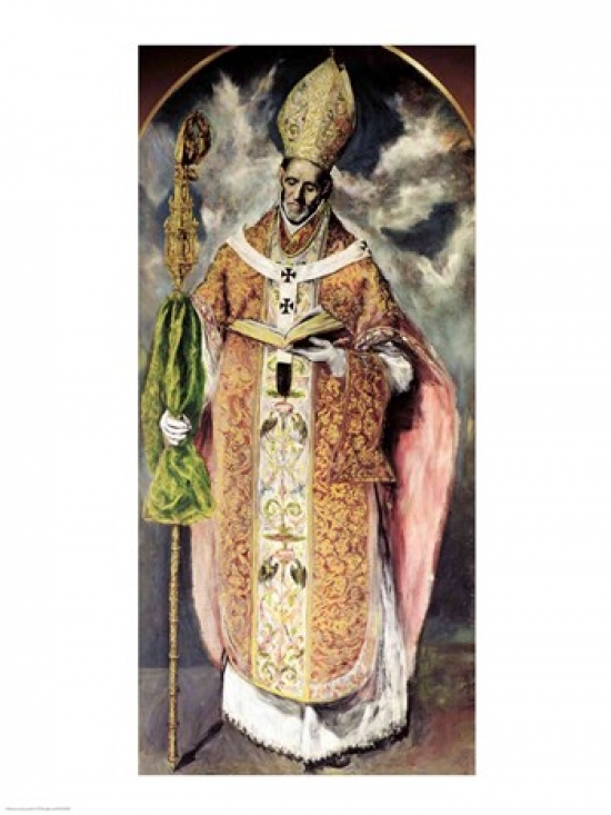 St. Ildefonso Poster Print by El Greco - 18 x 24 in.