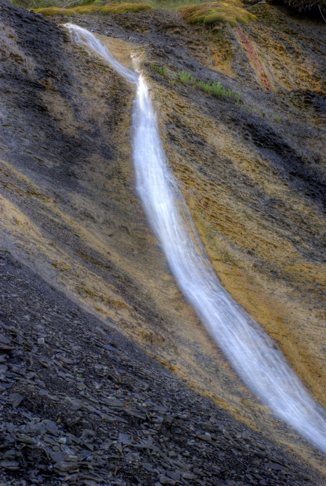 Waterfall Kananaskis Alberta Canada Poster Print, 11 x 17