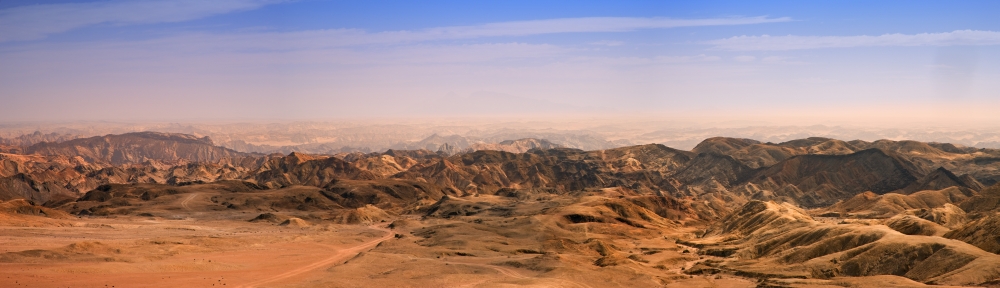 Desert Namibia Africa Poster Print, 40 x 11