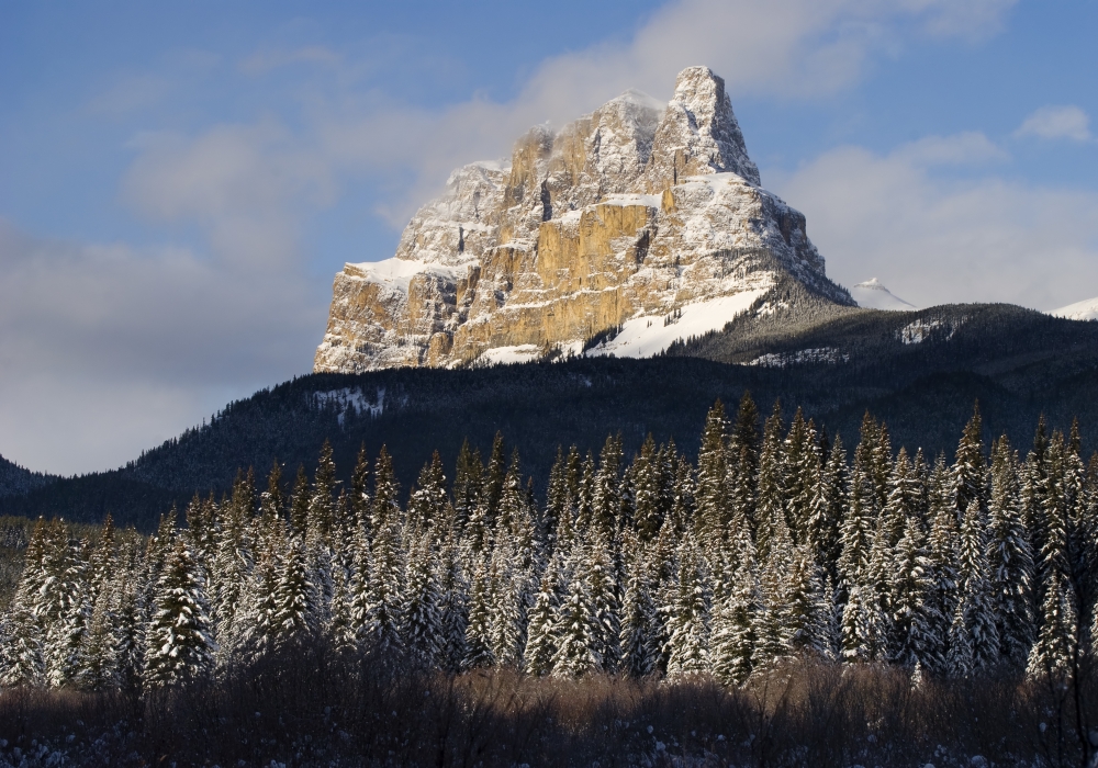 Castle Mountain Banff National Park Banff Alberta Poster Print - 34 x 24