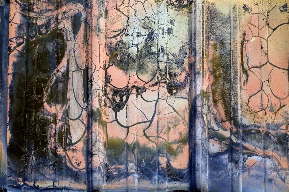 Detail of Burnt Building Poster Print