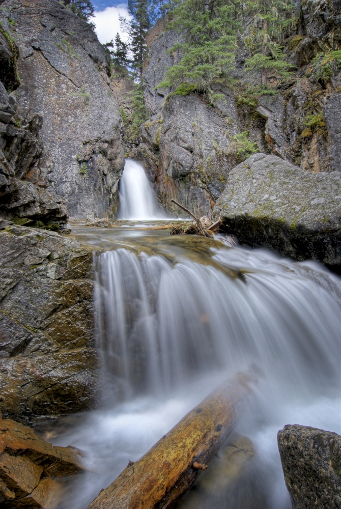 A Waterfall in Kananaskis Poster Print - 11 x 17