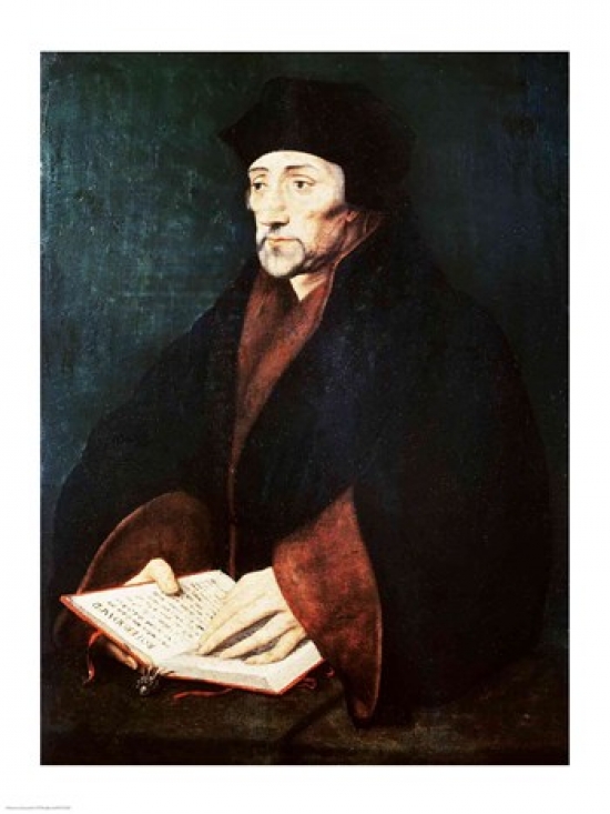 Picture of Posterazzi BALXIR175583 Portrait of Desiderius Erasmus Poster Print by Hans Holbein - 18 x 24 in.