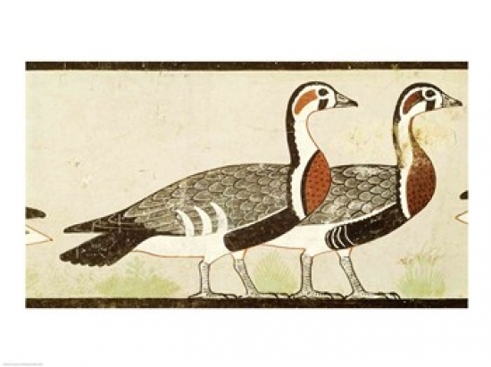 Picture of Posterazzi BALXIR175588LARGE Geese From The Tomb of Nefermaat & Atet Old Kingdom Poster Print - 36 x 24 in. - Large