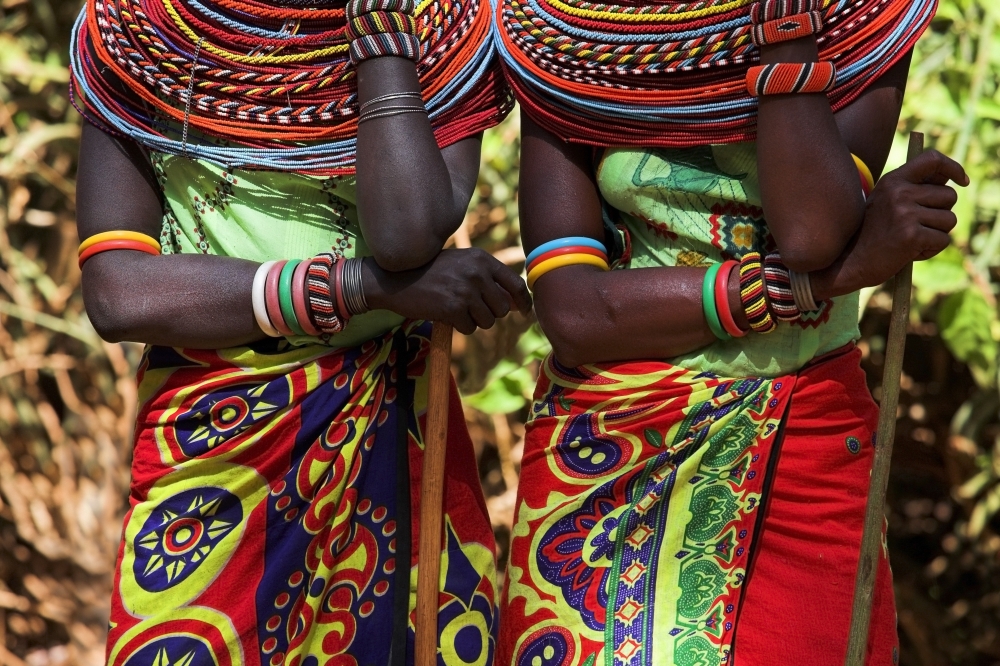 Samburu Women Dancing - Kenya Poster Print - 17 x 11