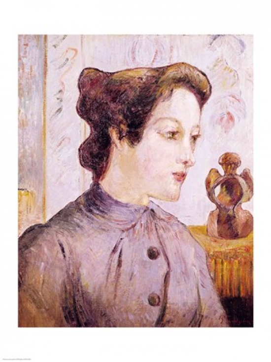 Picture of Posterazzi BALXIR178921 Portrait of A Young Woman 1886 Poster Print by Paul Gauguin - 18 x 24 in.