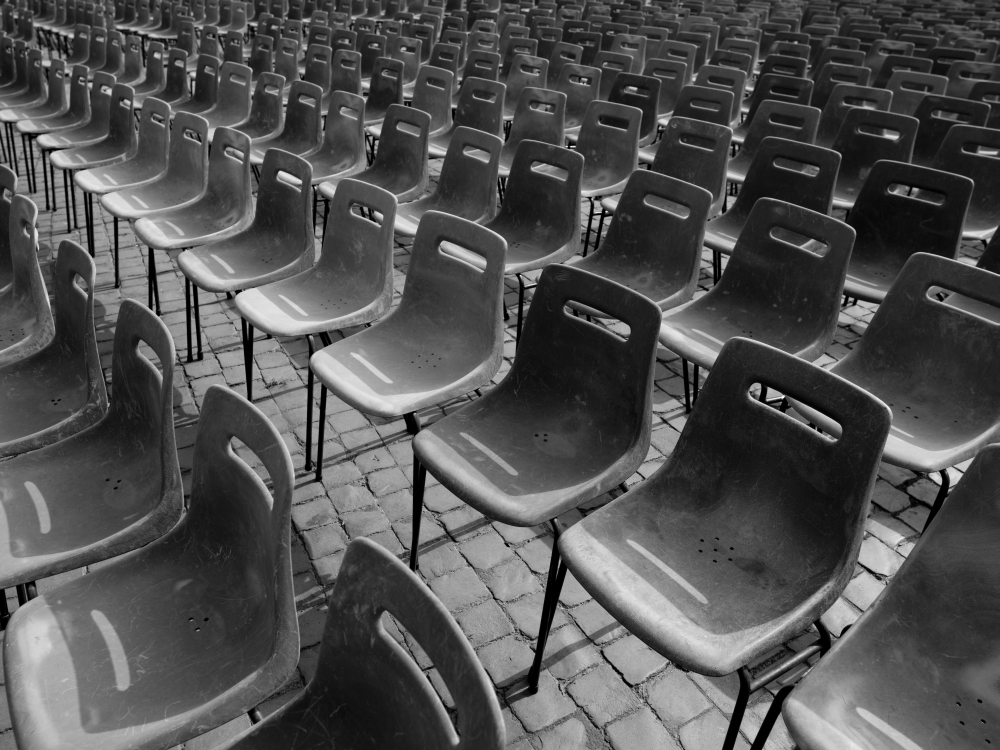 Chairs Poster Print - 19 x 14