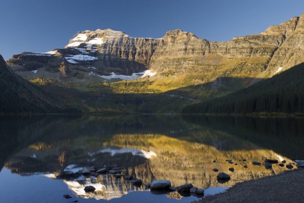 Cameron Lake Waterton Alberta Canada Poster Print, Large - 34 x 22