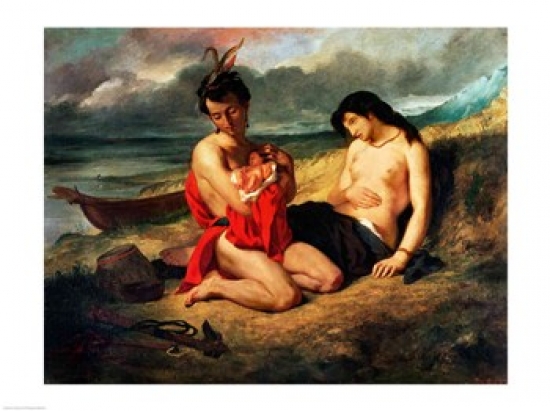 The Natchez Poster Print by Eugene Delacroix - 24 x 18 in.