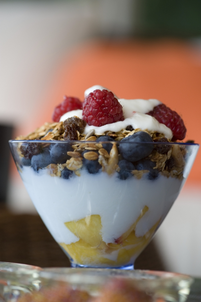 Fruit & Granola in Yogurt Poster Print, 11 x 18
