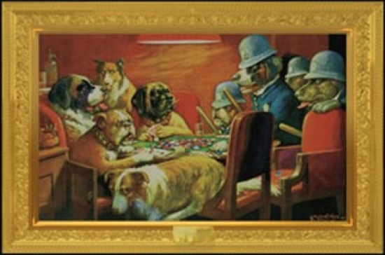 Coolidge Dogs Busted Poster Print - 36 x 24 in.