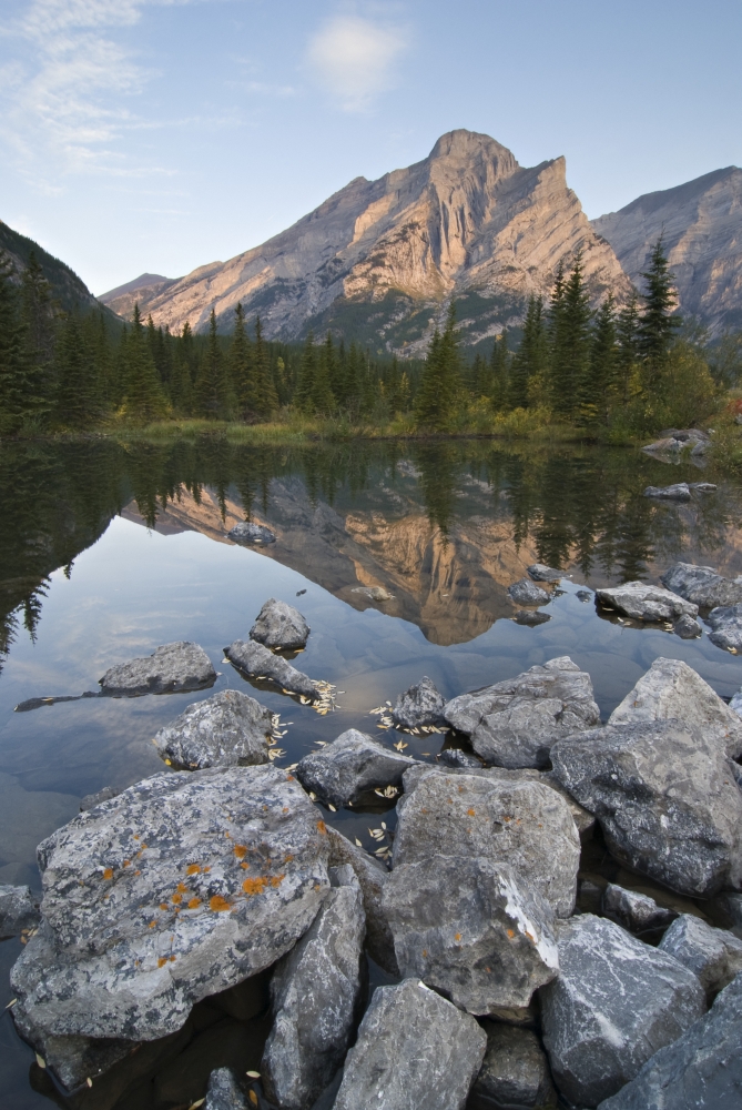 Mount Kidd Kananaskis Alberta Canada Poster Print - 11 x 17
