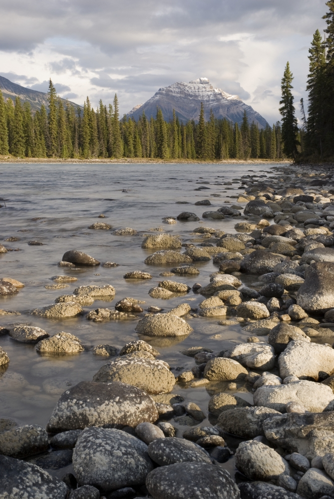 Mount Kerkeslin Jasper Alberta Canada Poster Print, Large - 22 x 34