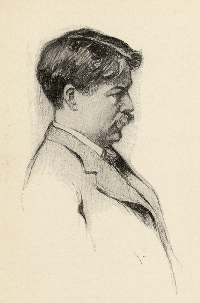 Edward Macdowell 1861-1908 American Pianist & Composer Portrait by Chase Emerson American Artist 1874-1922 Poster Print, 12 x 18