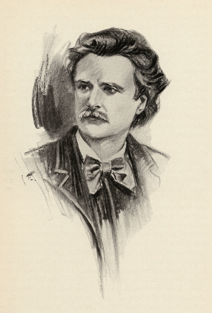 DPI1838775 Edvard Grieg 1843-1907. Norwegian Composer Portrait by Chase Emerson American Artist 1874-1922 Poster Print, 12 x 18