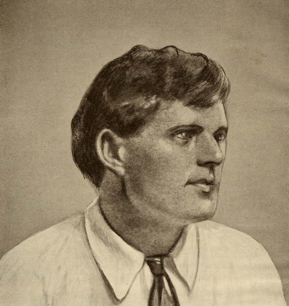 Jack London 1876-1916 American Writer From The Book The Masterpiece Library of Short Stories American Volume 16 Poster Print, Large - 28 x 30