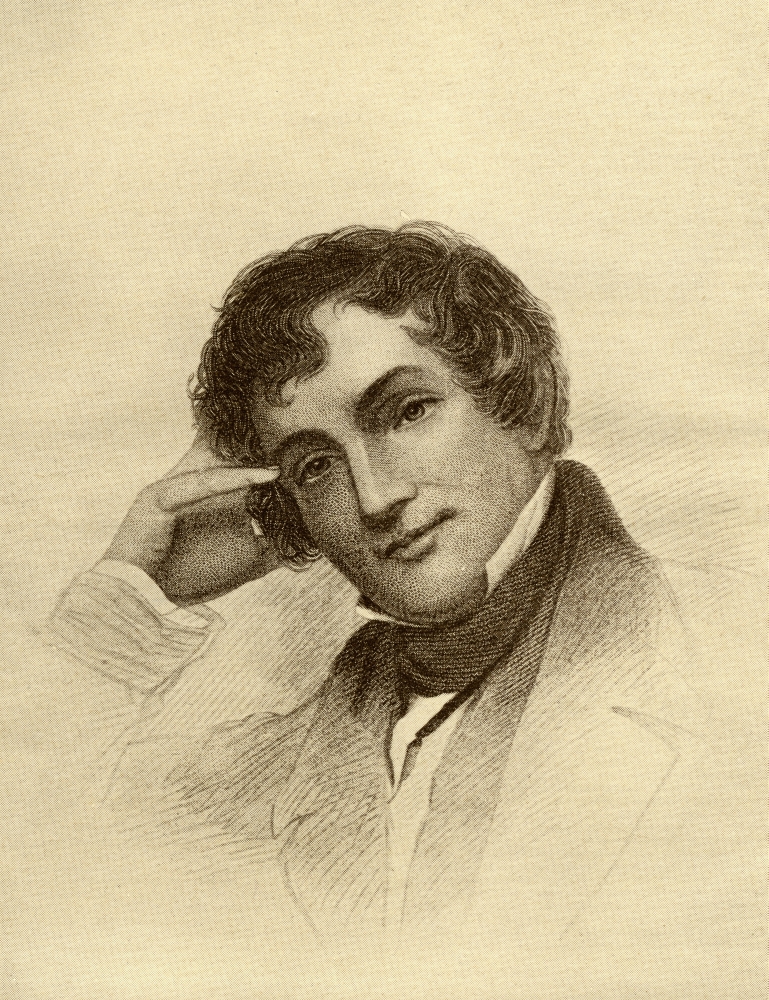 Washington Irving, 1783-1859 American Writer From The Book The Masterpiece Library of Short Stories, American, Volume 14 Poster Print, 13 x 17