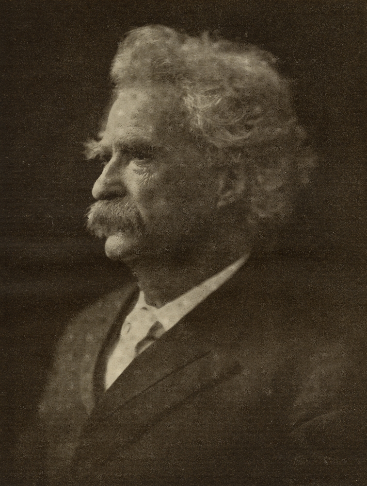DPI1838809LARGE Mark Twain Psuedonym of Samuel Langhorne Clemens 1835-1910 American Writer Poster Print, Large - 26 x 34