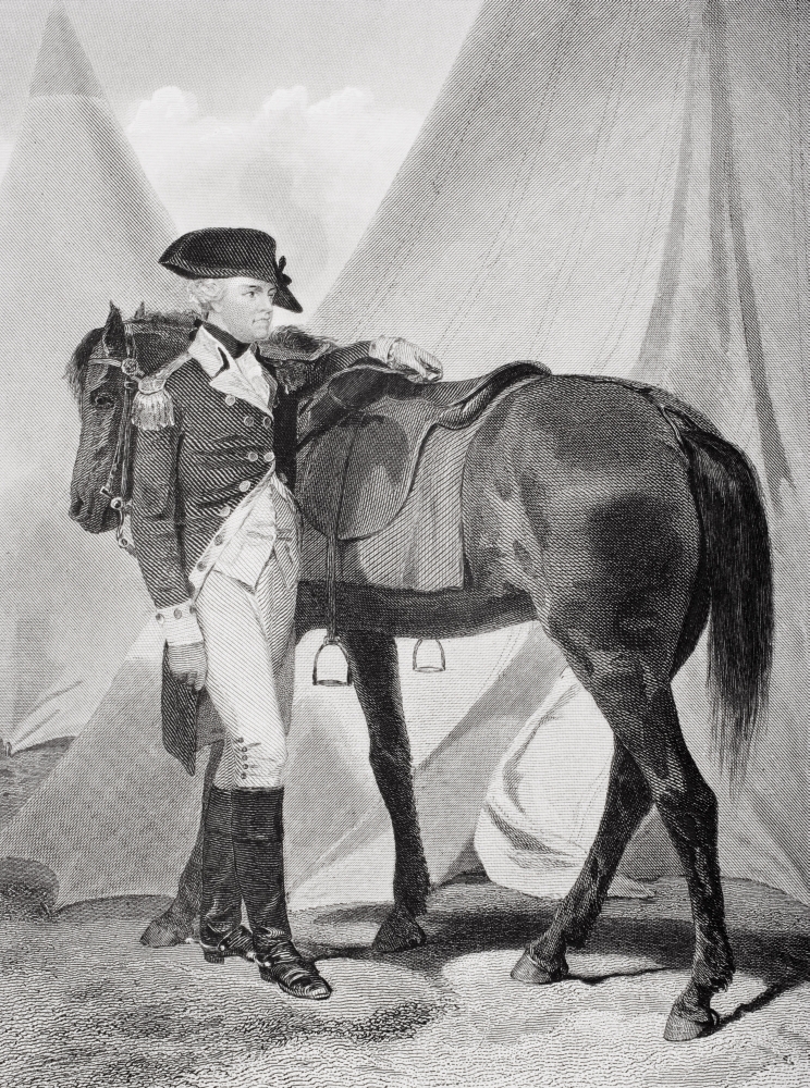 Anthony Wayne 1745-1796 Officer In American Revolution Known As Mad Anthony Poster Print - Large - 24 x 34