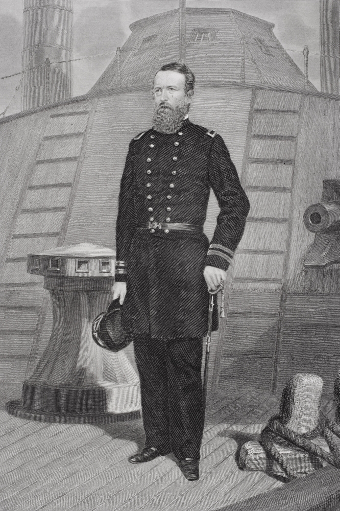 Picture of Posterazzi DPI1838883 David Dixon Porter 1813 1891 American Admiral In Union Navy During Civil War From Painting by Alonzo Chappel Poster Print&#44; 11 x 17