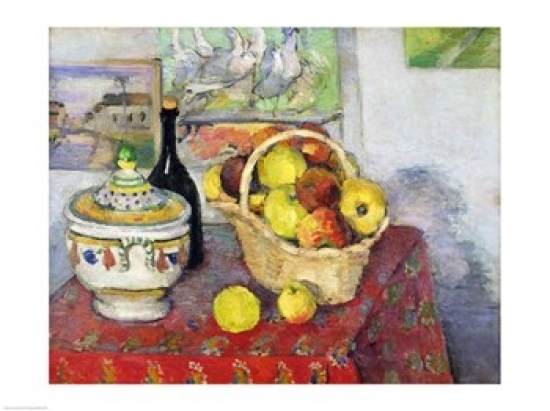 Still Life with Tureen Poster Print by Paul Cezanne - 36 x 24 in. - Large
