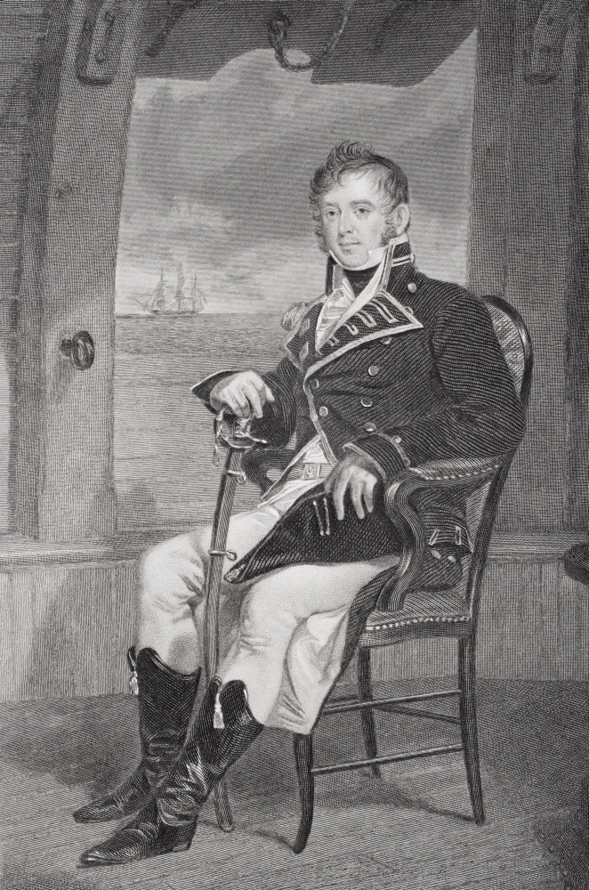 Picture of Posterazzi DPI1838870 James Lawrence 1781-1813 American Naval Officer in War of 1812 From Painting by Alonzo Chappel Poster Print&#44; 11 x 17