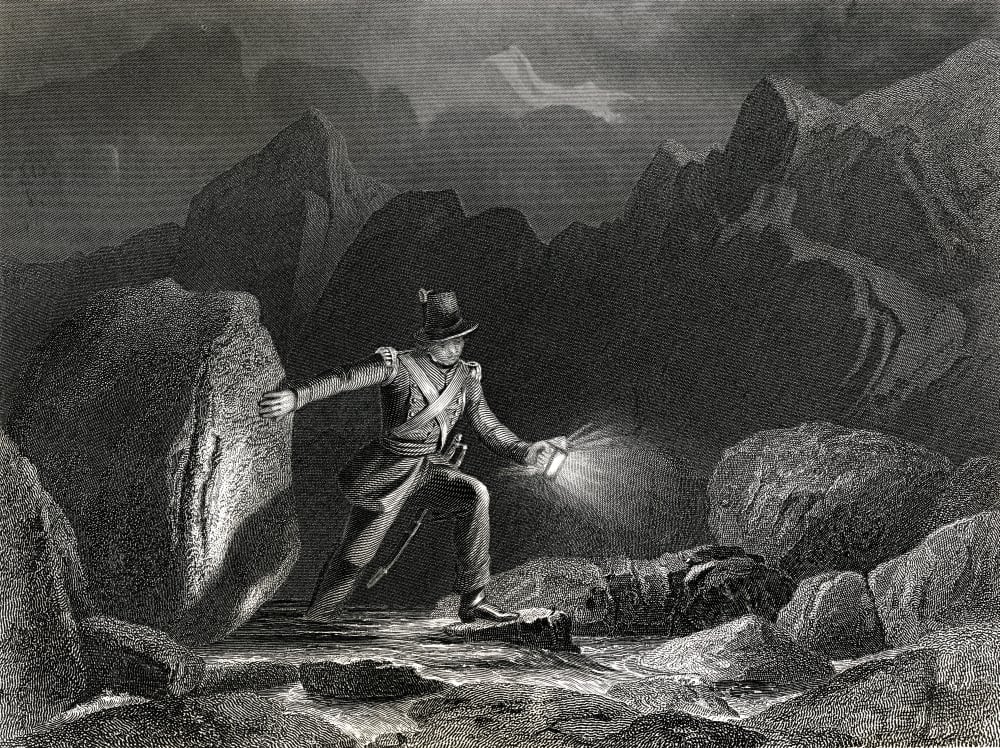 DPI1839392LARGE American Engineer Conveying Despatches From A 19th Century Print Poster Print, Large - 32 x 24