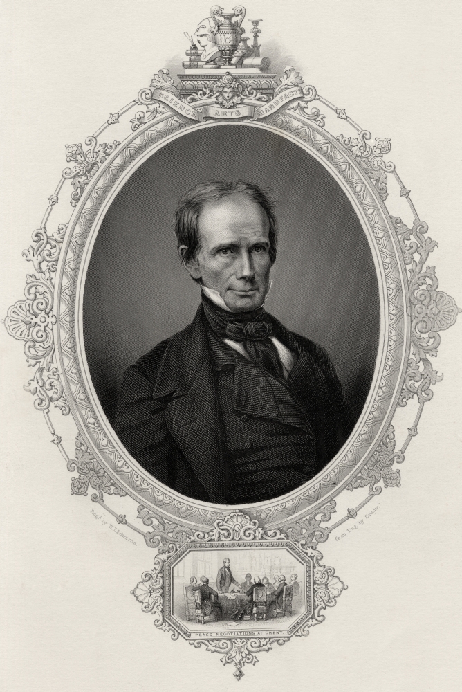 Picture of Posterazzi DPI1839411 Henry Clay 1777-1852 American Statesman & Orator Engraved by W J Edwards From A Daguerreotype by Brady Print&#44; 11 x 17