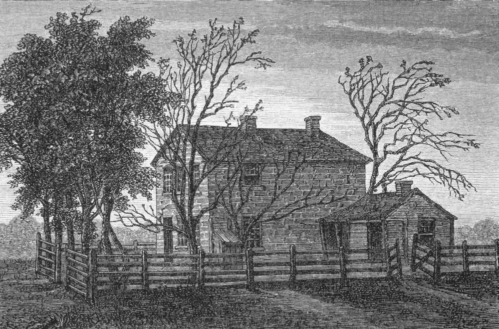 DPI1839562 Prison In Carthage Illinois USA Where Mormon Prophet Joseph Smith & His Brother Hyrum Were Imprisoned & Murdered Poster Print, 18 x 11