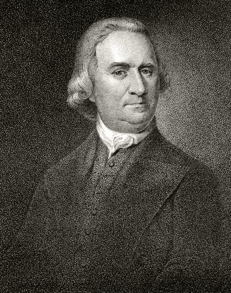 Picture of   Samuel Adams 1722 To 1803 American Statesman & Founding Father A Signatory of Declaration of Independence 19th Century Engraving by J.B. Longacre After A Painting by Copley Poster Print&#44; 13 x 16