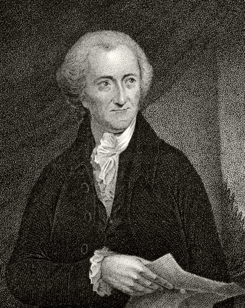 Picture of George Read 1733 To 1798 American Statesman & Founding Father A Signatory of Declaration of Independence 19th Century Engraving by J.B. Longacre From A Painting by Pine Poster Print, 12 x 16