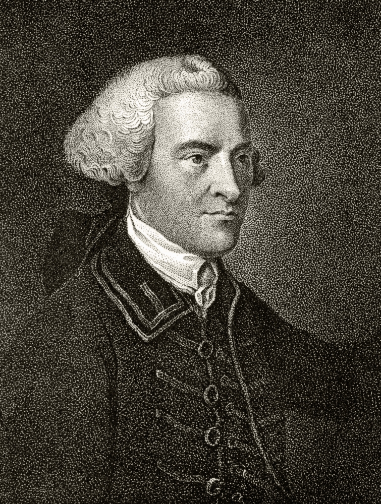 Picture of John Hancock 1737 To 1793 American Statesman & Founding Father A Signatory of Declaration of Independence 19th Century Engraving by J.B. Longacre After A Painting by Copley Poster Print, 12 x 16