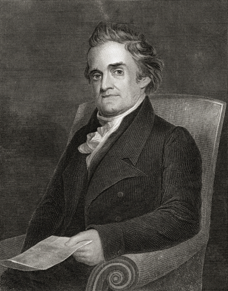 Noah Webster 1758 To 1843 American Lexicographer Author & Editor From 19th Century Engraving by Kellogg After Morse Poster Print - 12 x 16