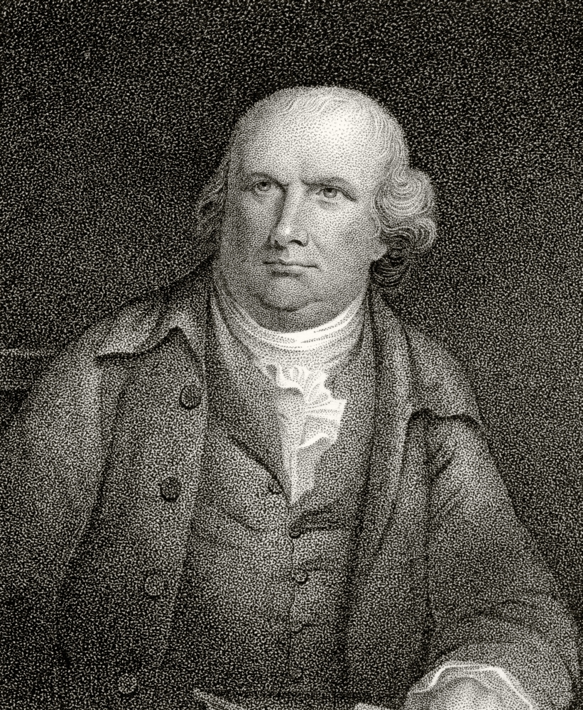 Picture of   Robert Morris 1734 To 1806 American Merchant Statesman & Founding Father A Signatory of Declaration of Independence 19th Century Engraving by J.B. Longacre From A Painting Poster Print&#44; 13 x 16