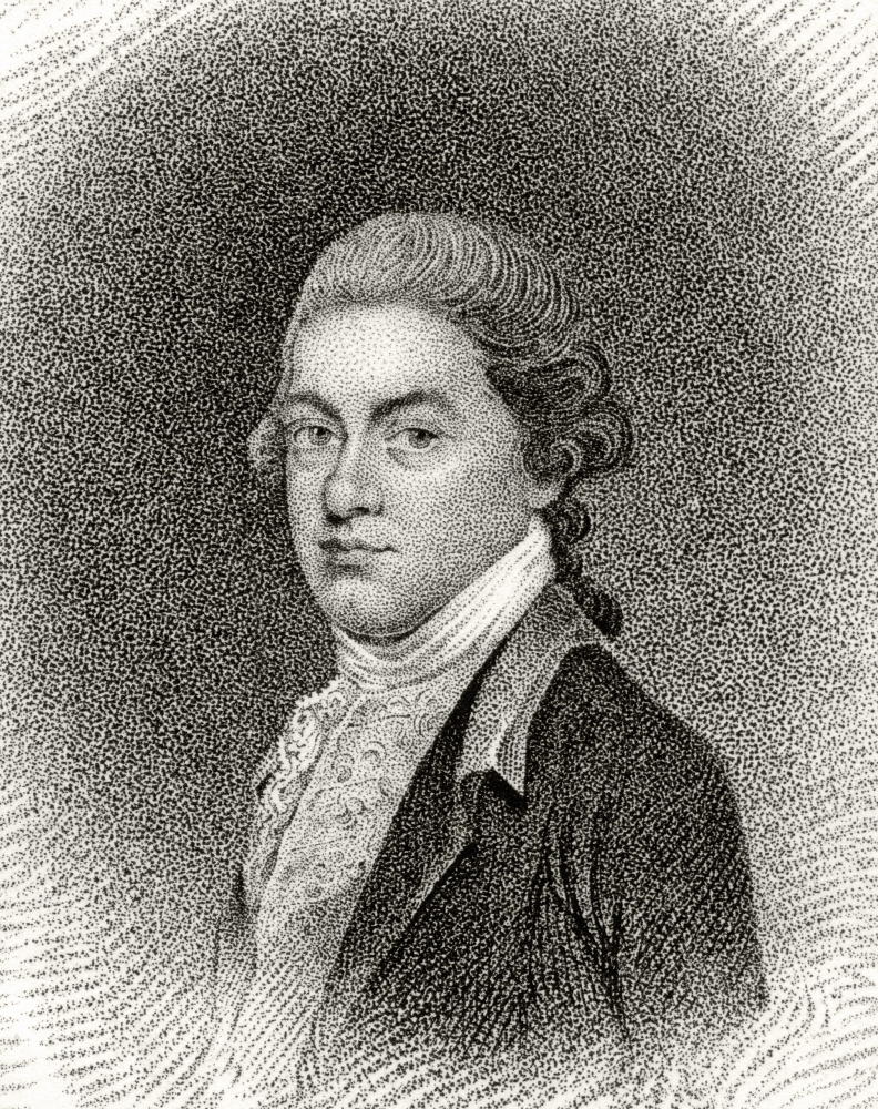 Picture of   Thomas Lynch Jr 1749 To 1779 American Statesman & Founding Father A Signatory of Declaration of Independence 19th Century Engraving by J.B. Longacre From An Enamel Painting Poster Print&#44; 13 x 16