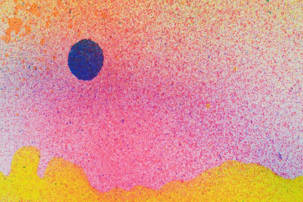 Colourful Abstract Background Poster Print - 18 x 12