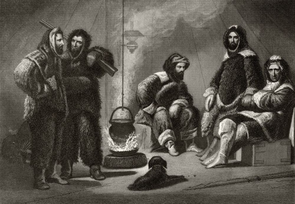 Life In The Brig From Arctic Explorations In The Years 1853 54 55 by American Explorer Doctor Elisha Kent Kane 1820 Poster Print, Large - 34 x 24