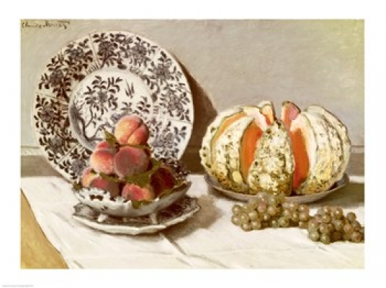 Picture of Posterazzi BALXIR143241 Still Life C.1876 Poster Print by Claude Monet - 24 x 18 in.