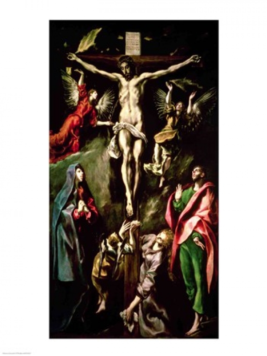 The Crucifixion Poster Print by El Greco - 18 x 24 in.